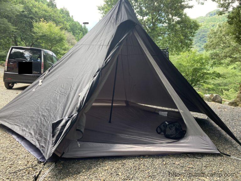 DODワンポールテントMレビュー 5人用テントはソロにもオススメ！ - ぶらりキャンプブログ