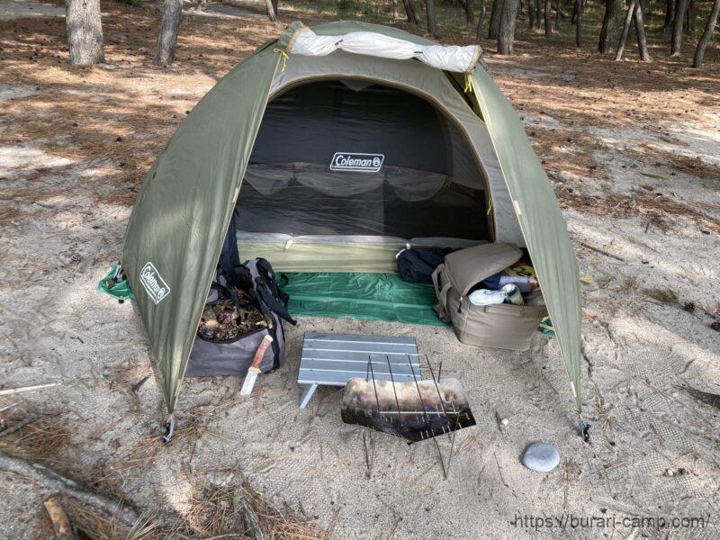 コールマン ツーリングドーム ST ソロ キャンプ 前室 ドーム テント