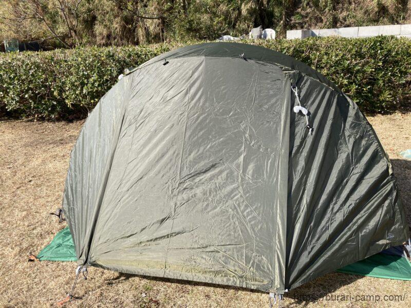 バンドックソロドーム設営完了